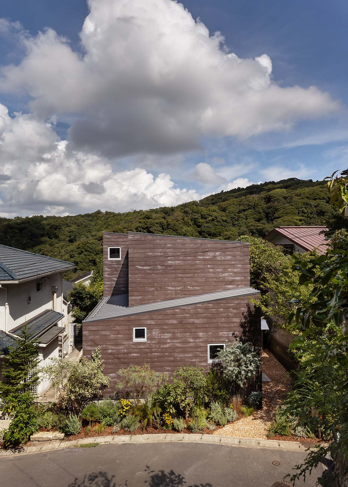 Tan Yamanouchi turns a book vault wall in studio and residence into a cozy space for cats in Japan