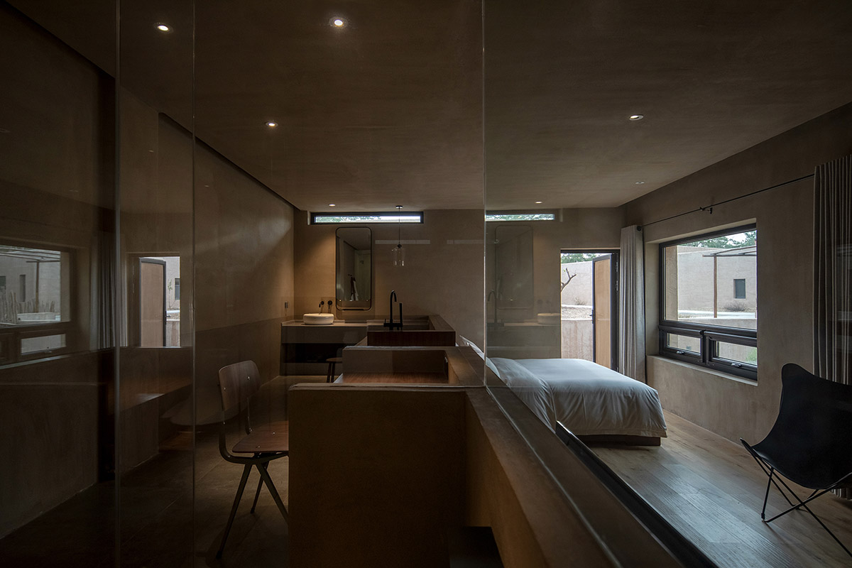 DAS Lab completes Lost Villa Boutique Hotel with earth-toned colours and smooth details in Ningxia