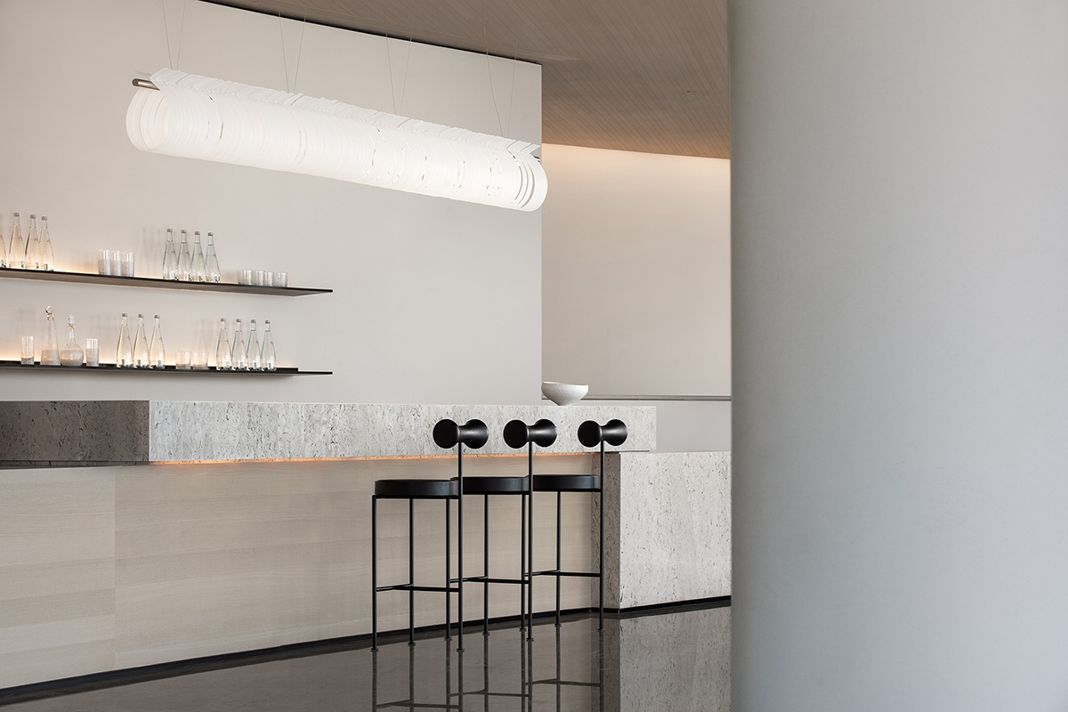 ONE-CU Interior Design Lab completes interiors of Xi'an Vanke - View Lake Sales Center in China