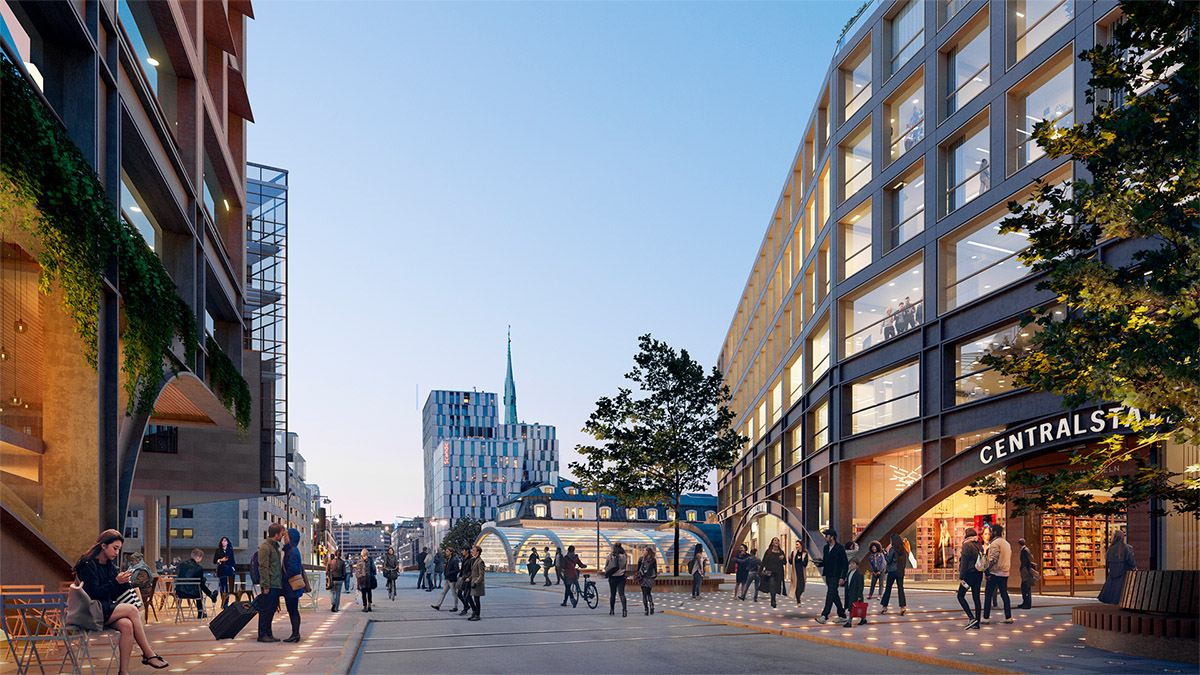 Foster + Partners-led team wins competition to design central station in Stockholm 