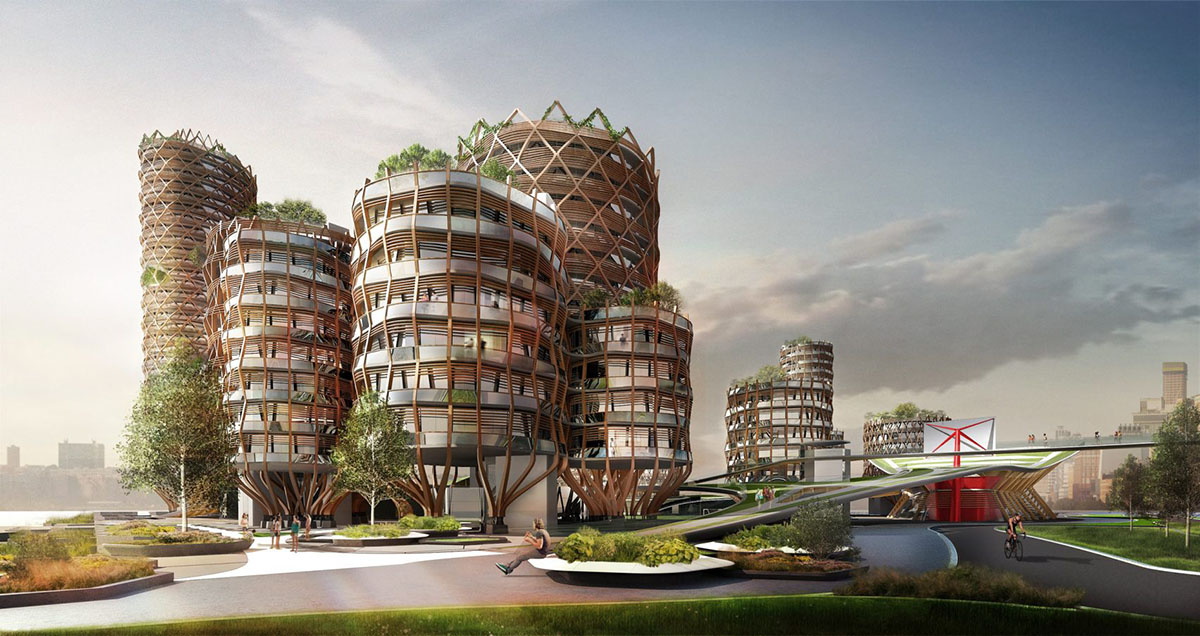 “Floating” tower proposal by DFA Studio addresses affordable housing and resiliency to flooding