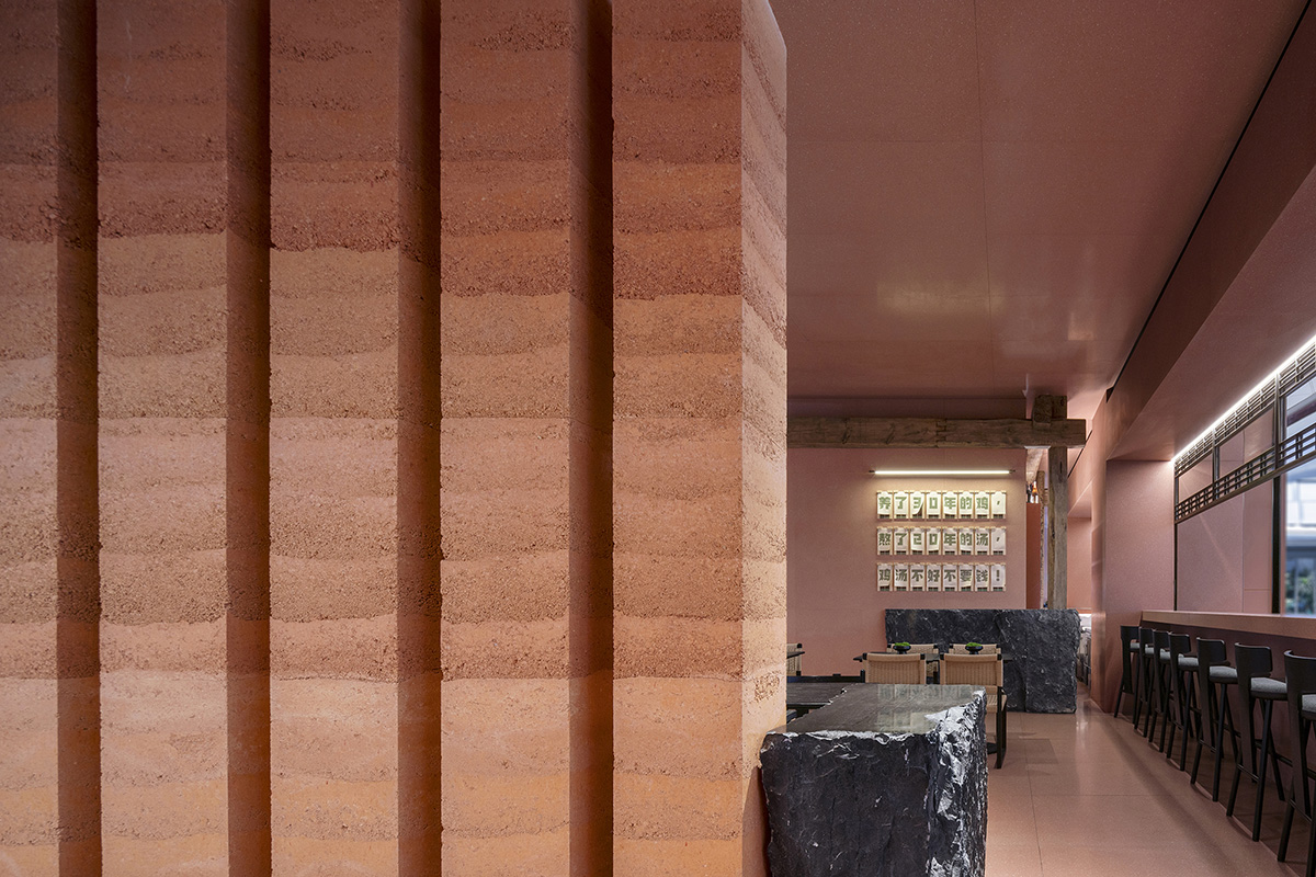 Nature Times Art Design completes farm to table restaurant with saturated color palette in Shenzhen