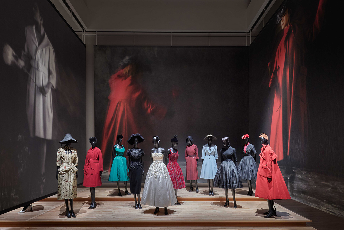 OMA's exhibition design for Dior explores the versatility of craft and material expression at MOT