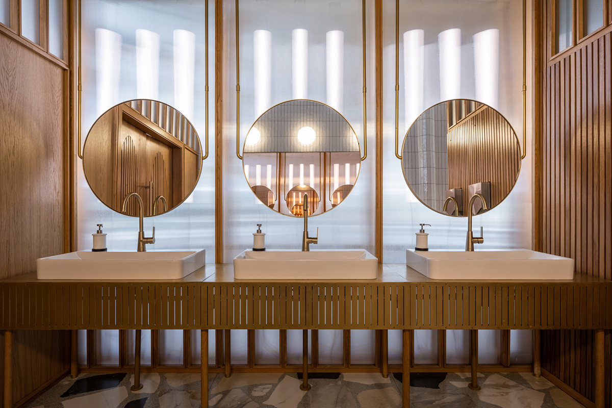 Hospitality Center is an ensemble of different black wooden buildings in Russian Lipetsk region