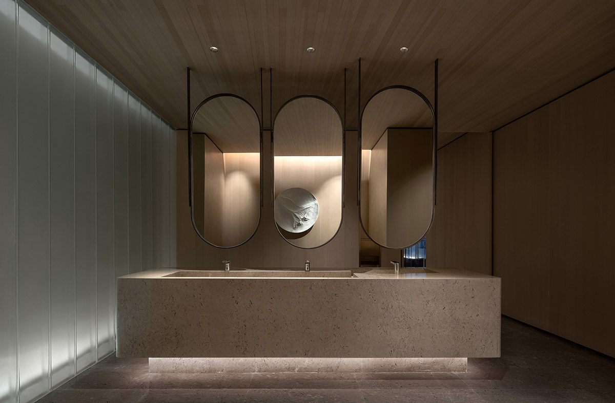 ONE-CU Interior Design Lab completes interiors of Xi'an Vanke - View Lake Sales Center in China