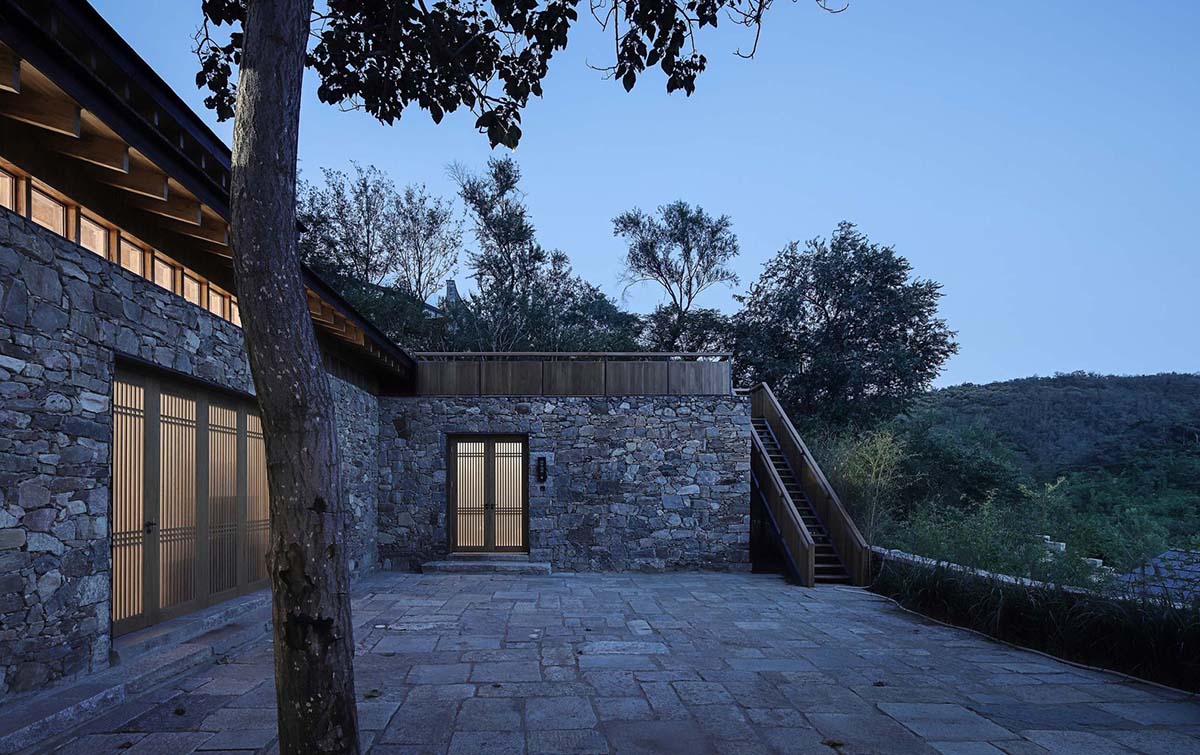 gad · line+ studio renovates old rubble houses and surrounding with light steel structures in China