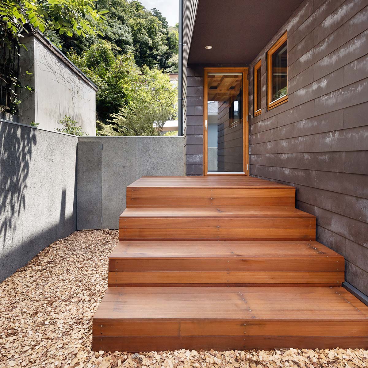 Tan Yamanouchi turns a book vault wall in studio and residence into a cozy space for cats in Japan