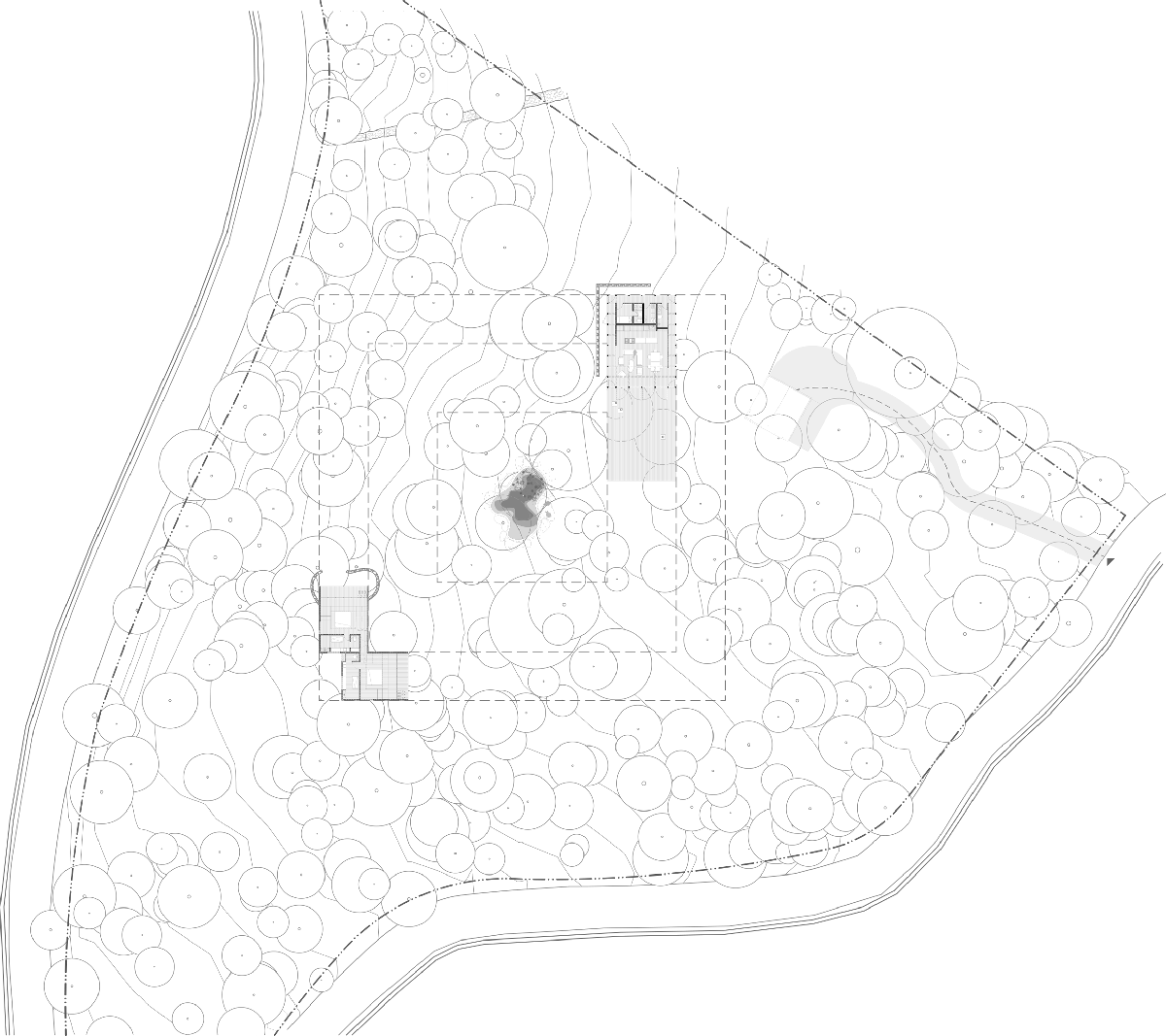 Tatiana Bilbao completes holiday dwelling that reflects its surrounding landscape with mirrored skin