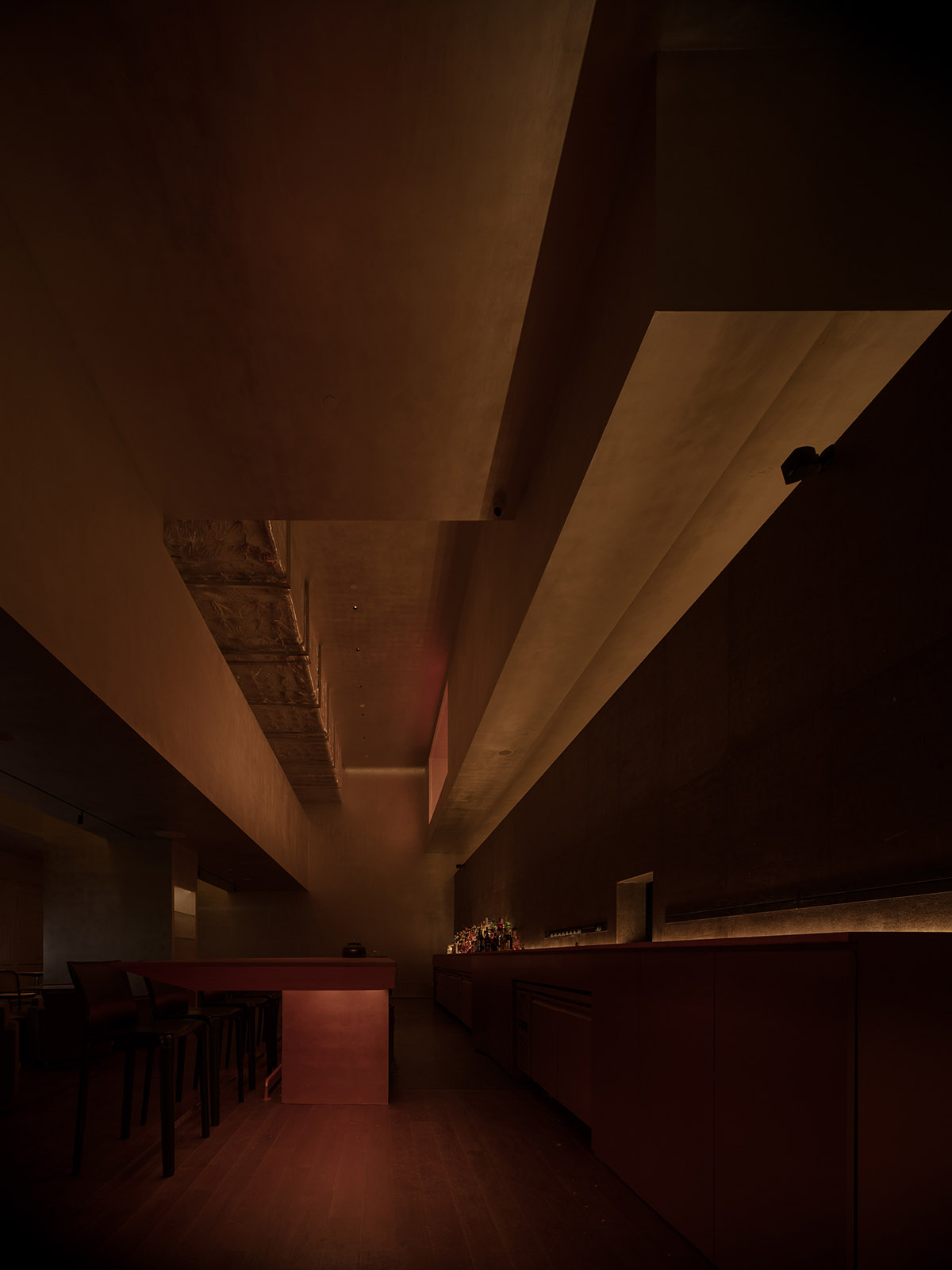 Various Associates built farm-to-table restaurant with dark brown colors in Shenzhen