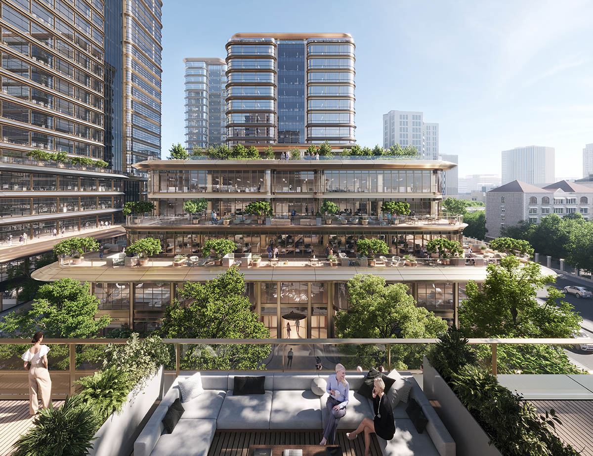 Foster + Partners unveils design for Changfeng mixed-use development in Shanghai, China