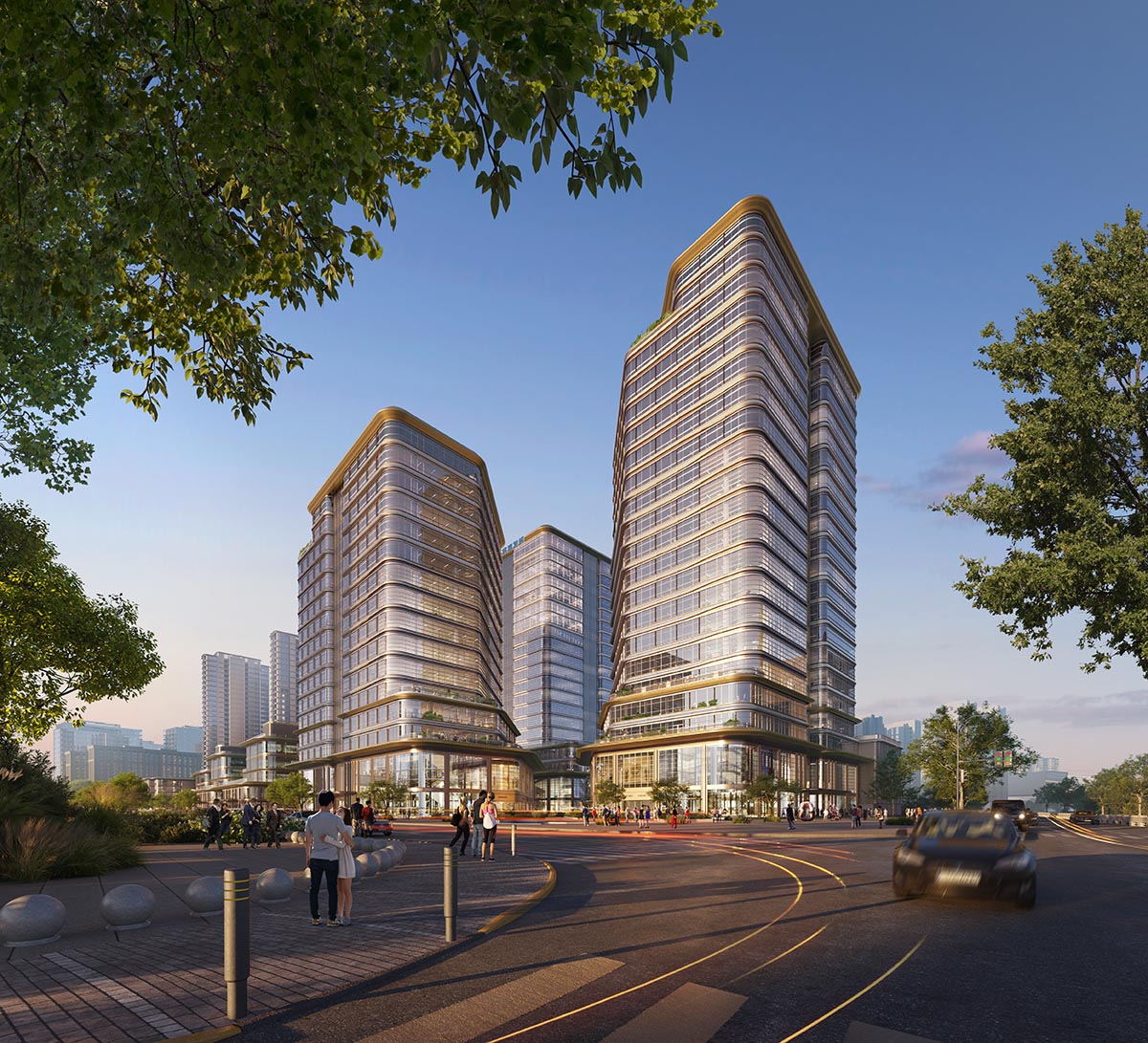Foster + Partners unveils design for Changfeng mixed-use development in Shanghai, China