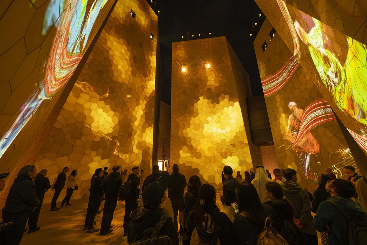Foster + Partners reveals village-like Saudi Arabia Pavilion with meandering streets at Expo Osaka
