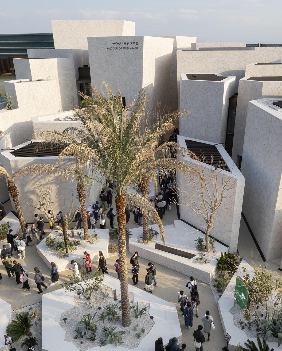 Foster + Partners reveals village-like Saudi Arabia Pavilion with meandering streets at Expo Osaka