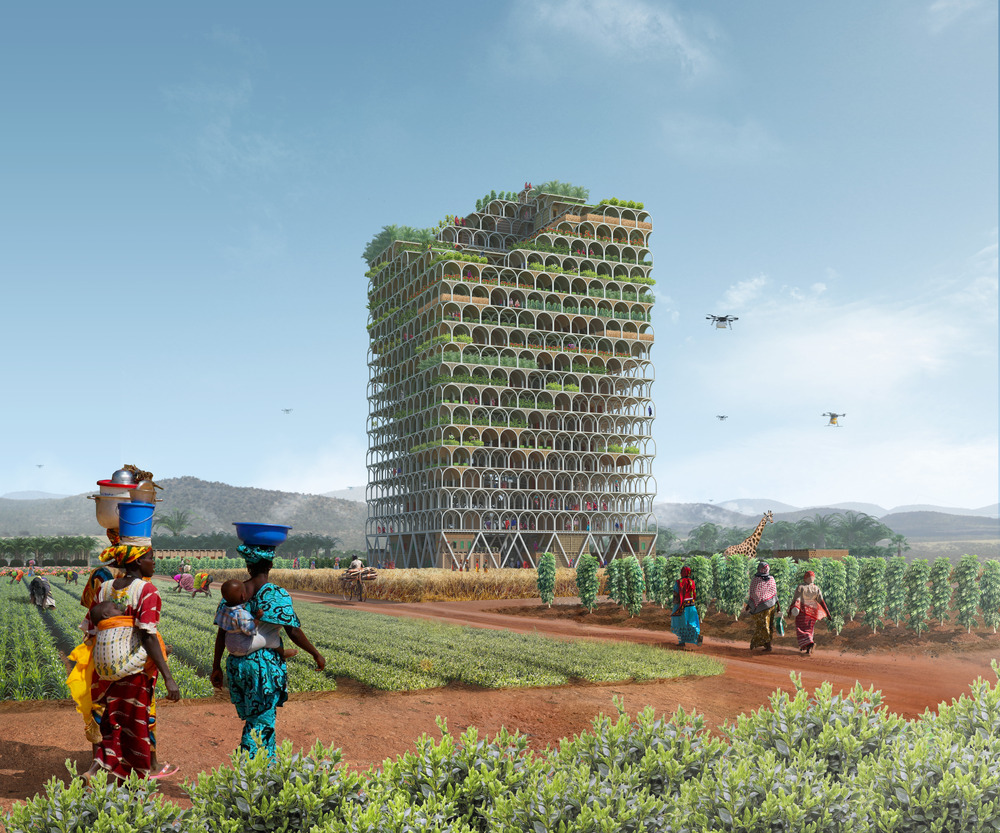 Mashambas Skyscraper Balances A Vision Of The Future Of Traditional Farming In Sub-Saharan Africa