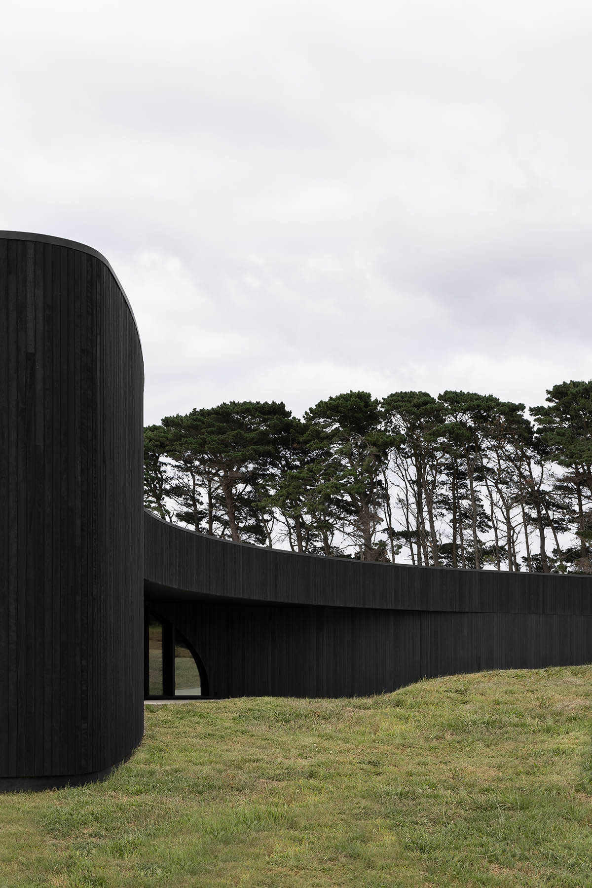 Wood Marsh translates topography lines into snake-like Peninsula House in Australia 