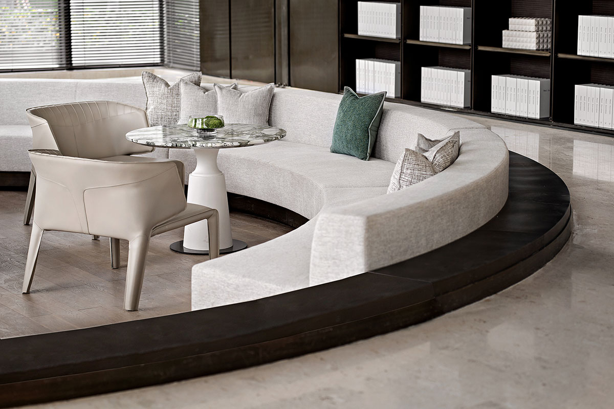 ONE-CU Interior Design Lab completes interiors of Guiyang Vanke - Guanhu Sales Center in China