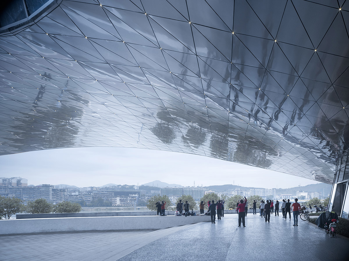 UAD designs spindle-like Shunchang Museum creating urban living room in China 