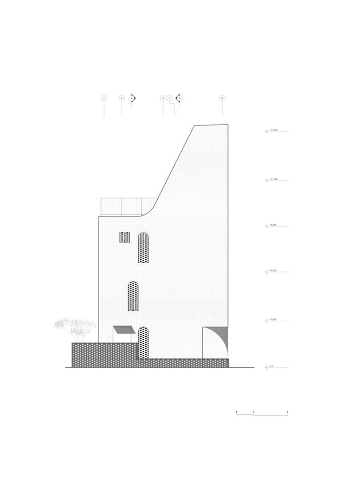 stpmj's New Five-Story House Adapts To A Narrow Plot With