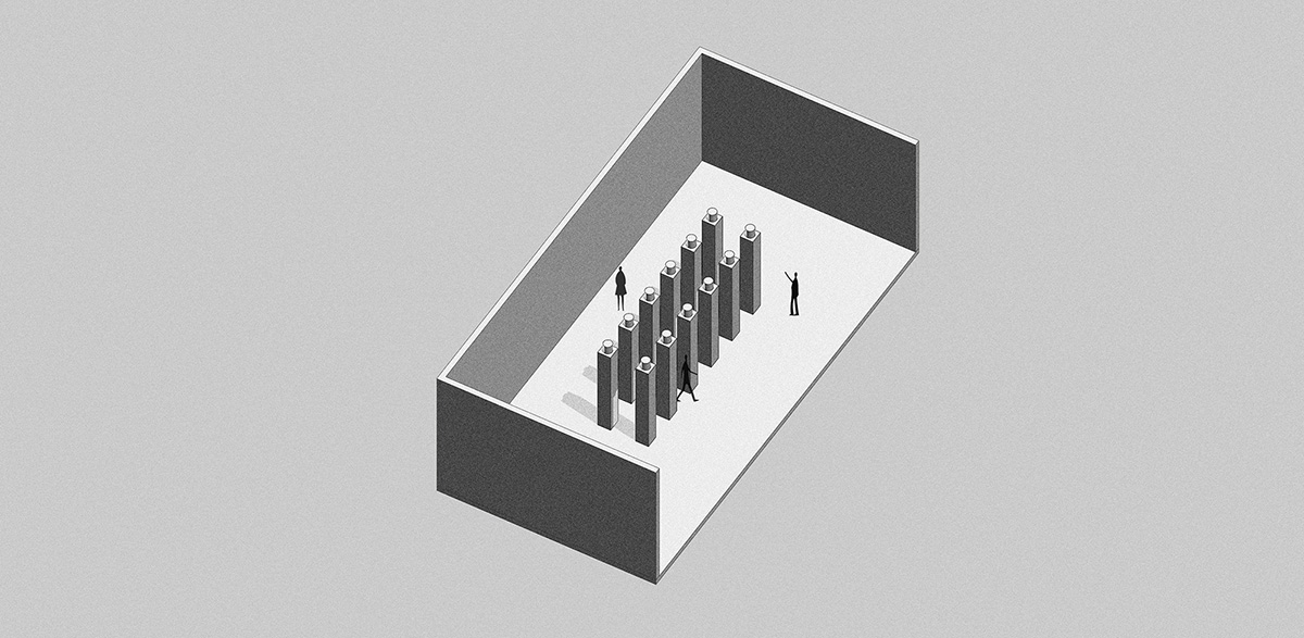 AD ARCHITECTURE creates dark interiors for showroom playing with light and sharp geometries in Foshan