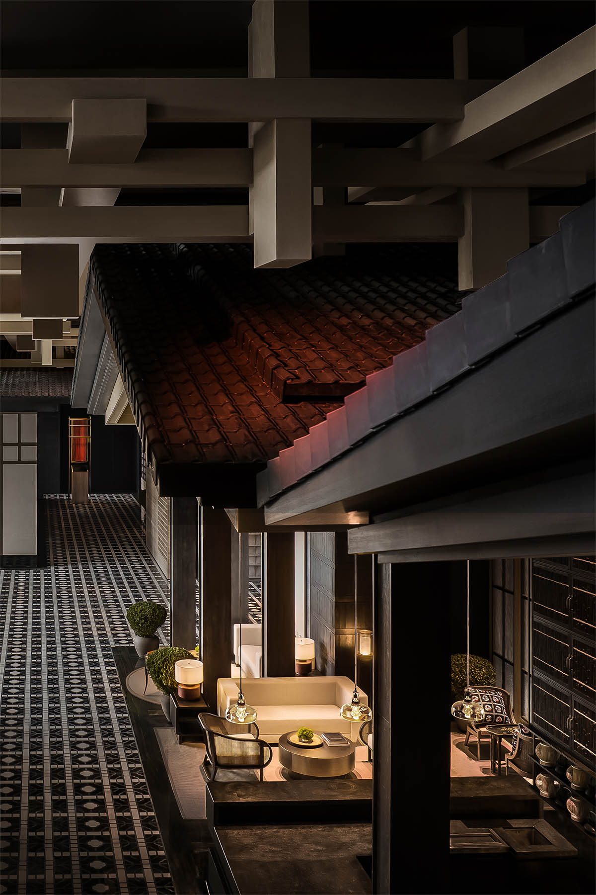 CCD creates interiors for Mumian Chengdu hotel with oriental architectural elements in China 