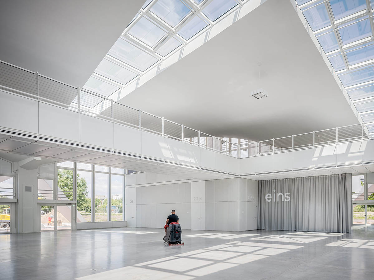 gmp refurbishes 1969s multi-purpose hall Hyparschale in Magdeburg, Germany