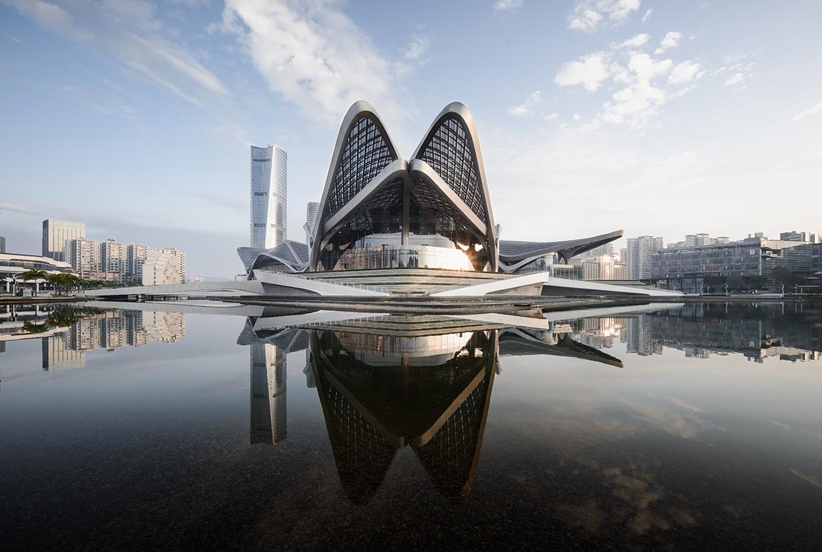 Zaha Hadid Architects completes Zhuhai Jinwan Civic Art Centre in China