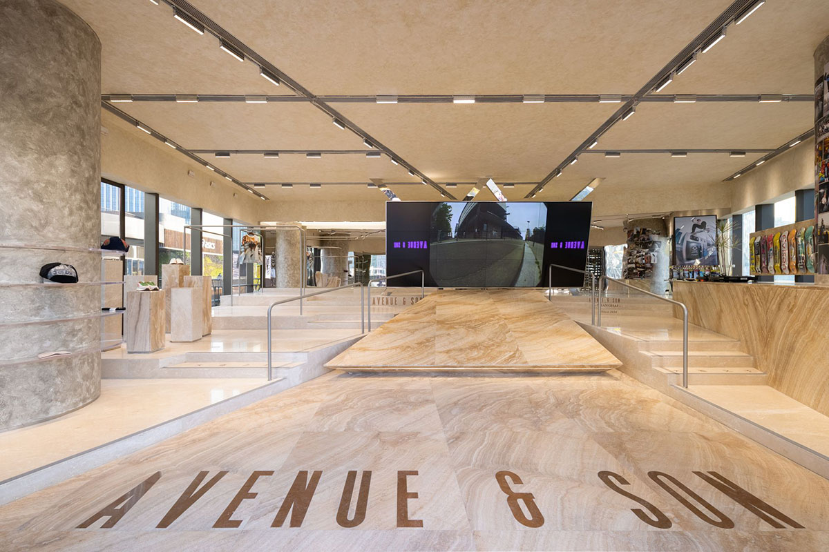 Various Associates completes flagship store for skateboard brand in Shanghai 