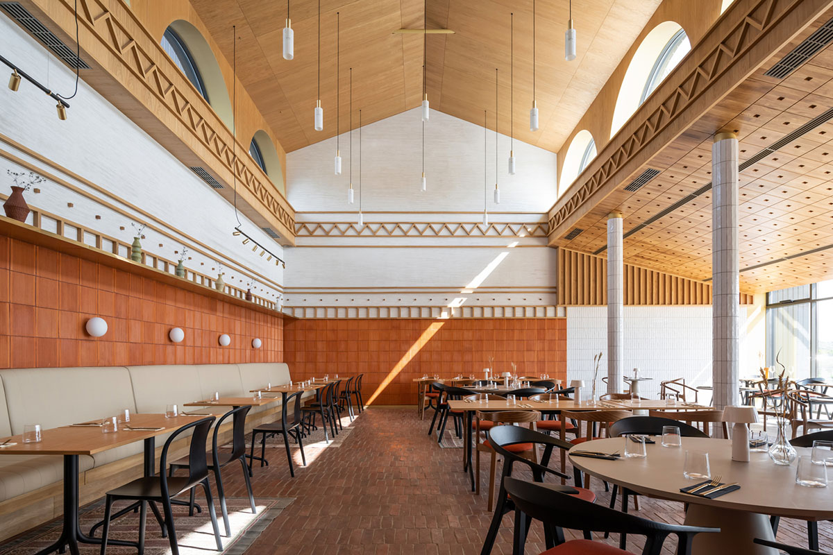 Hospitality Center is an ensemble of different black wooden buildings in Russian Lipetsk region