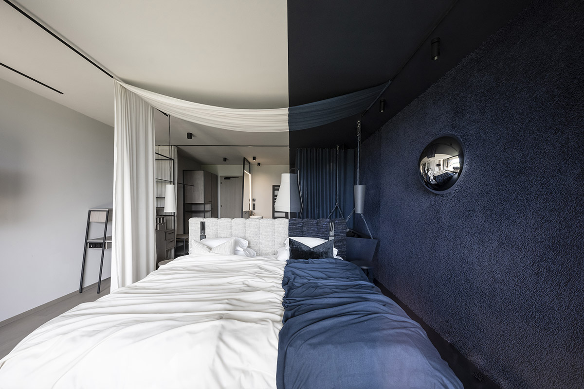 noa* designs boutique hotel and wellness featuring trapezoidal façade in an old farm of Soprabolzano