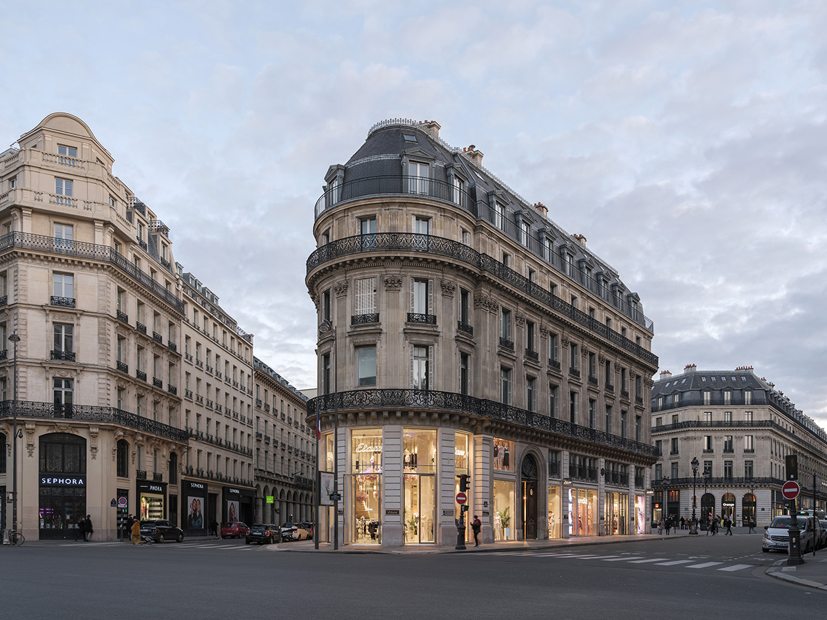 MVRDV renovates 19th-century Haussmann building with glass floor for a lingerie store in Paris