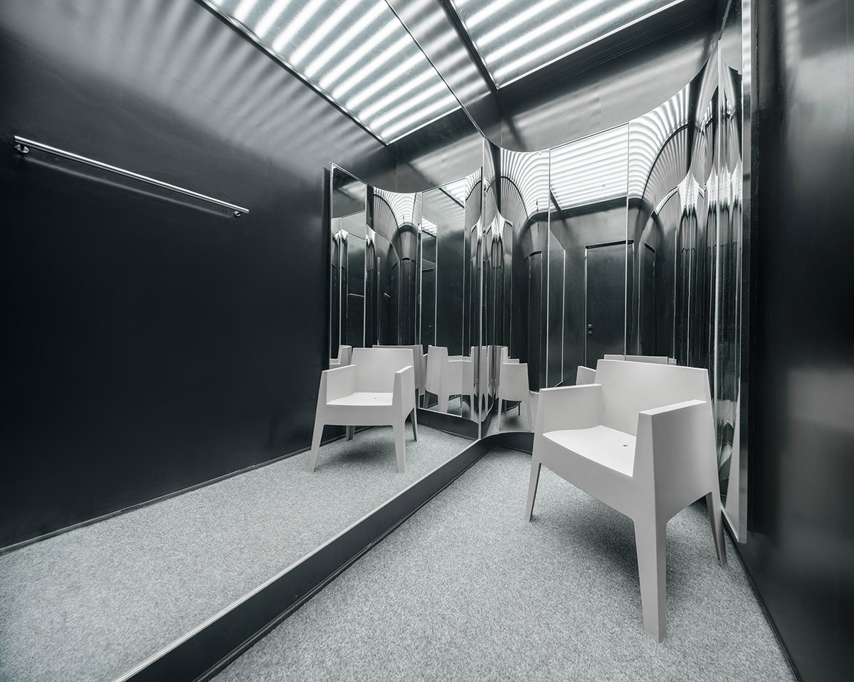 Various Associates creates show-like and pink-hued fashion store under a viaduct in Chongqing