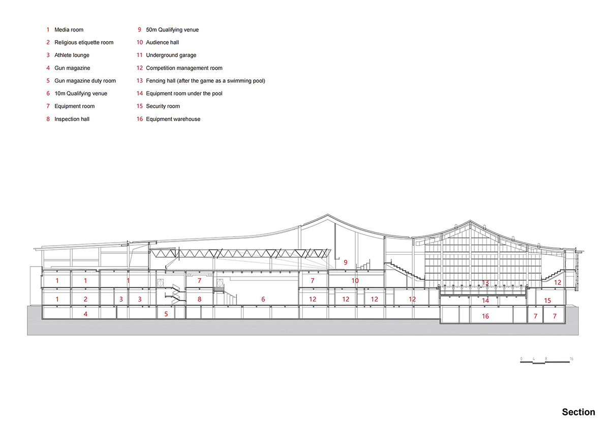 UAD creates natural scenery by using over 37,000 unit modules on façade of sports center in Hangzhou