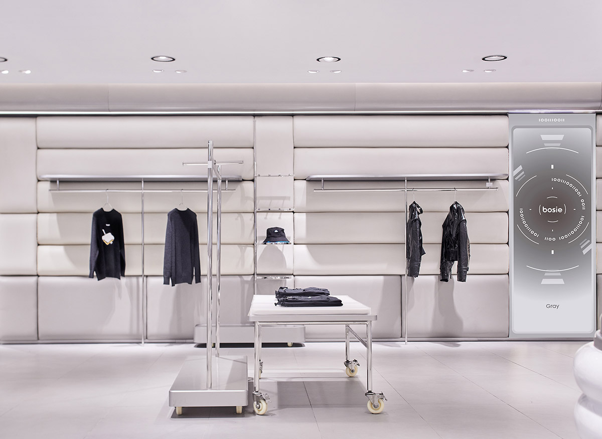 Leaping Creative creates spaceship-like store with tech-integrated elements in Shanghai 