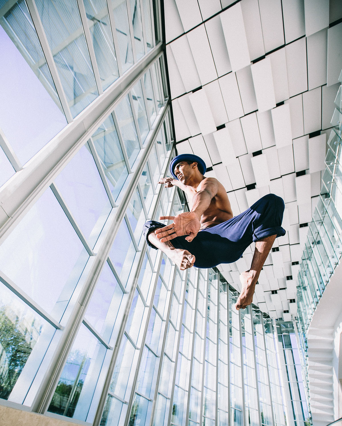 Choreographer Jacob Jonas combines art and dance through architectural backdrops