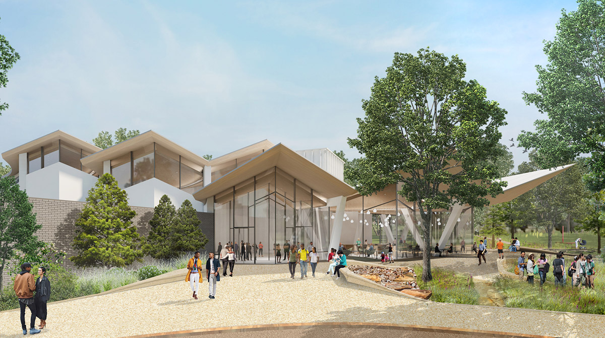 Studio Gang's Arkansas Arts Center breaks ground in Little Rock