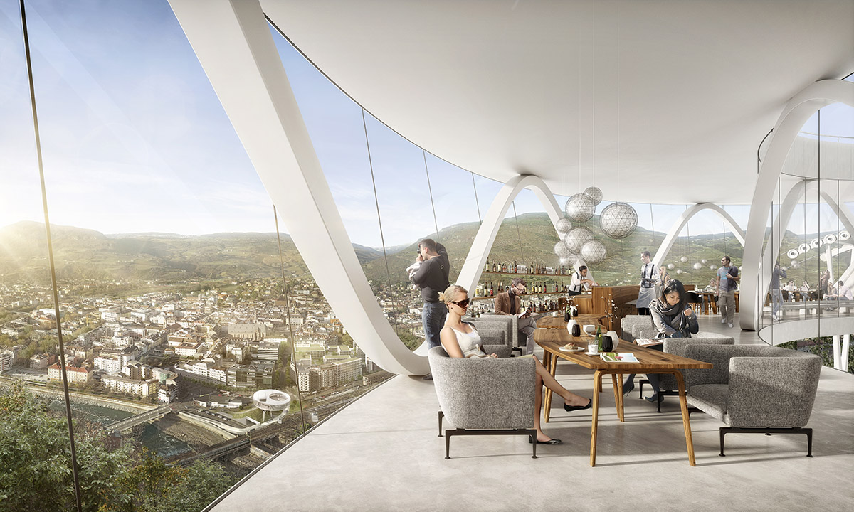 Snøhetta designs ring-shaped museum on the Virgl Mountain in Northern Italy