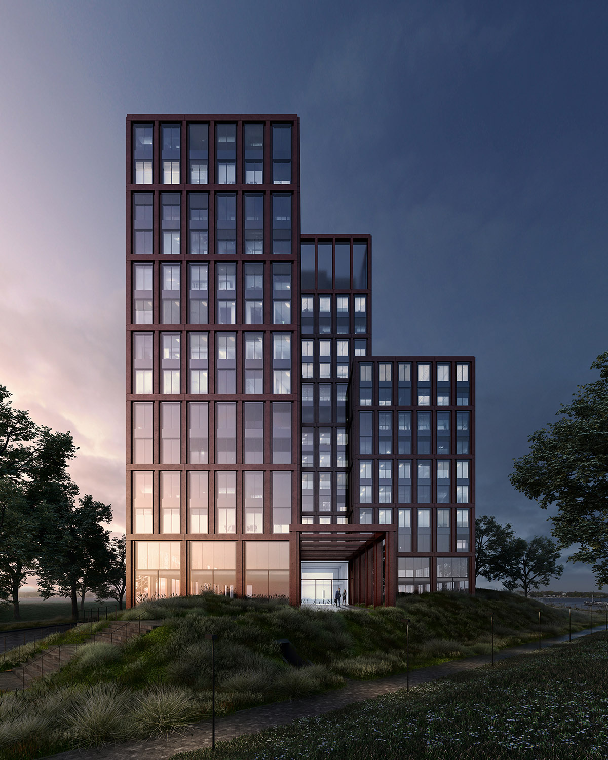 Atelier Kempe Thill selected to design new high-rise office tower in Hamburg