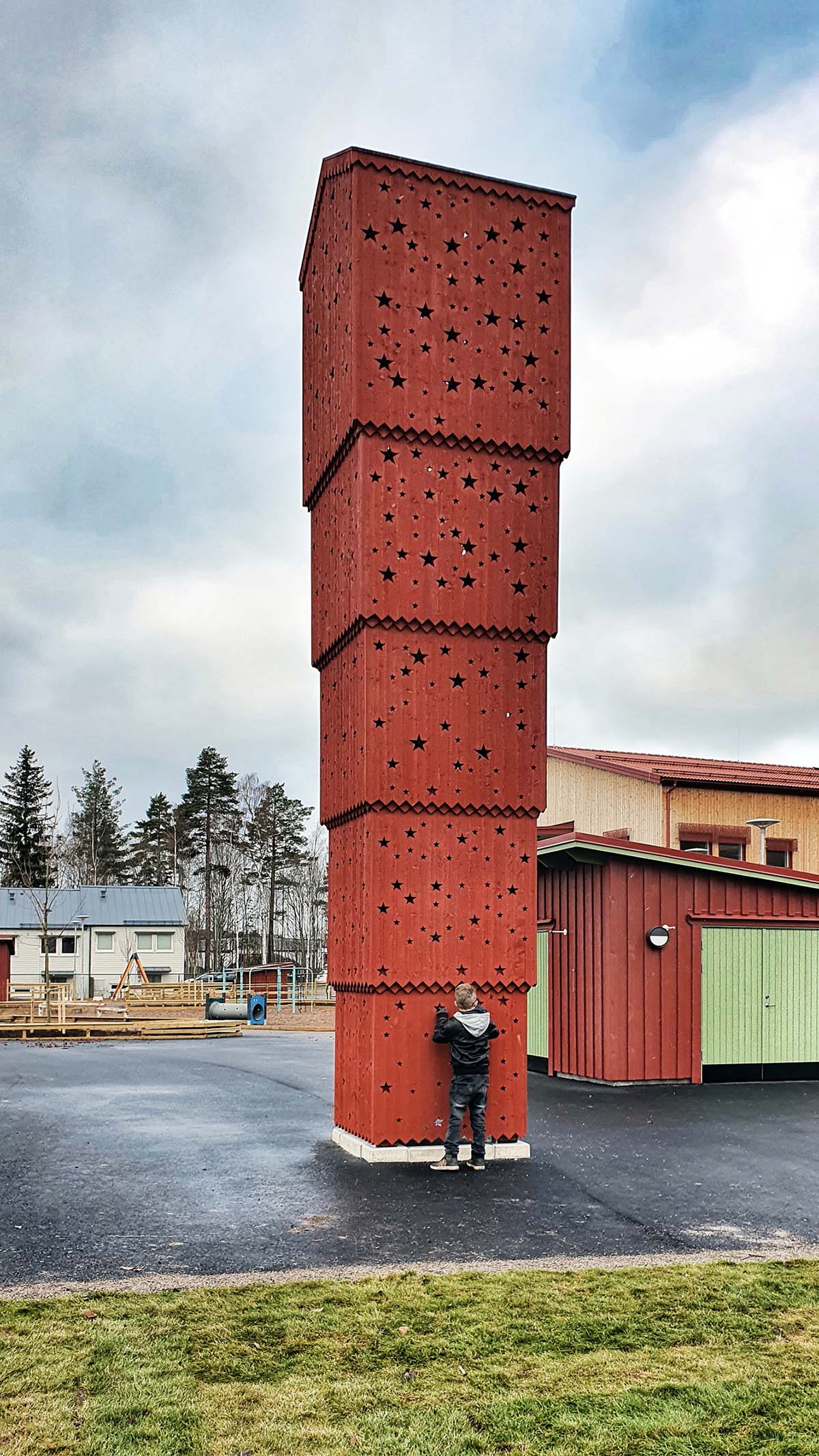 UMA creates a permanent sculpture for a pre-school in Falun, Sweden