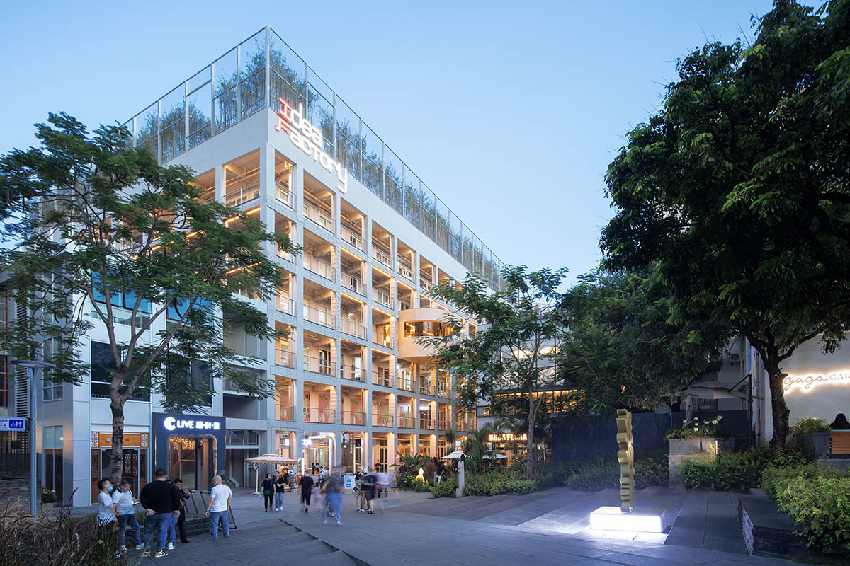 MVRDV converts former factory in Shenzhen into a creative hub with a green public roof 