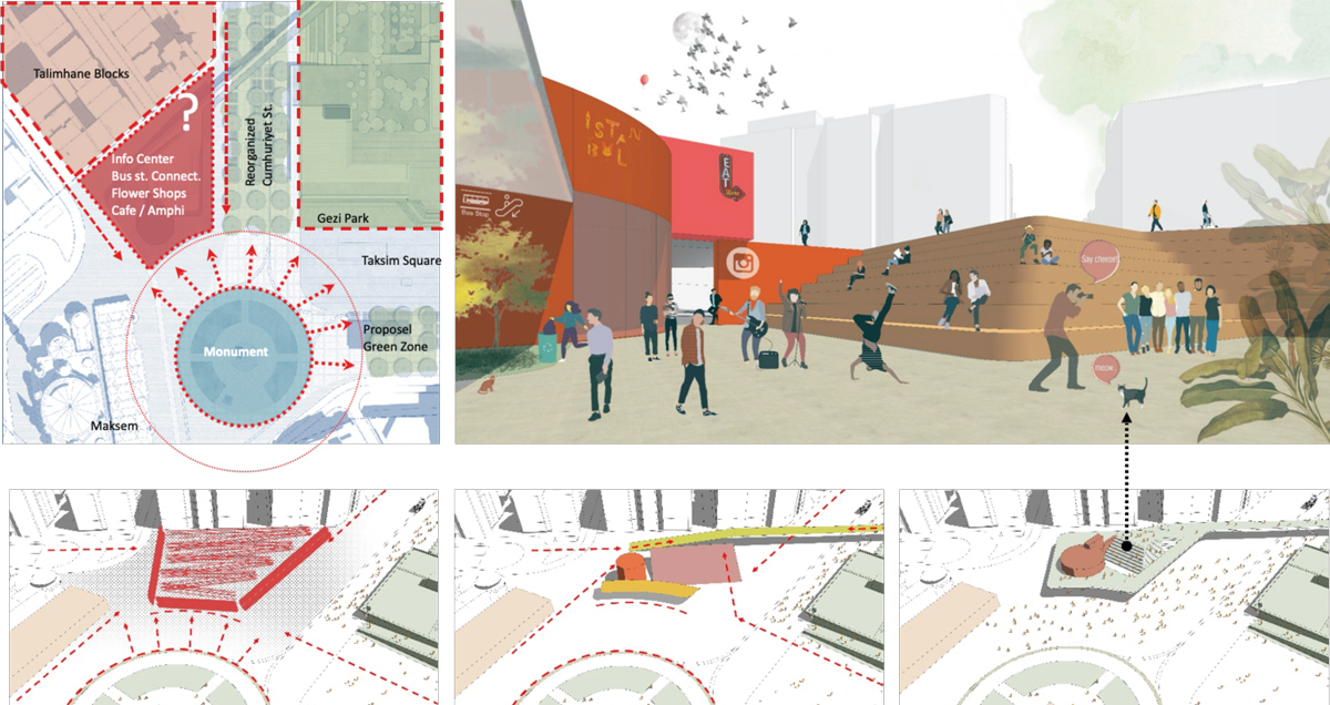 Taksim Urban Design Competition by Taksim Collective -  A Space for the Public