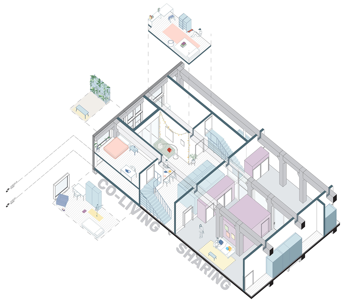 MOR studio presents new sustainable design, transforming an old data centre into housing