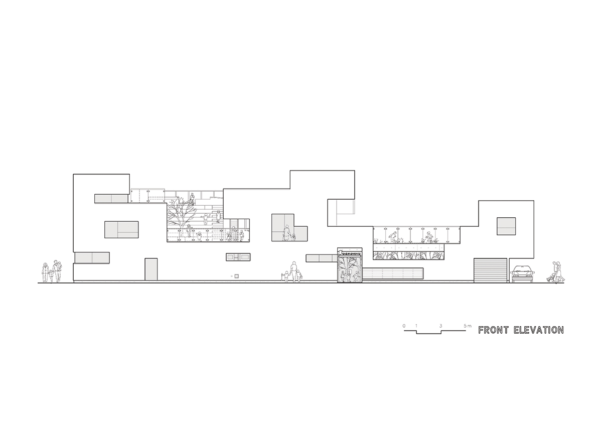 IROJE KHM Architects completed tetris-looking Nursery in South Korea