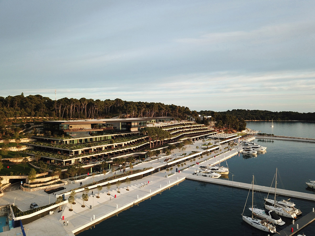 3LHD completes hotel with terraces filled with Mediterranean gardens and water areas in Croatia