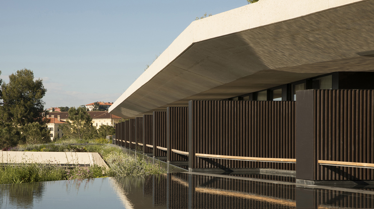 3LHD completes hotel with terraces filled with Mediterranean gardens and water areas in Croatia