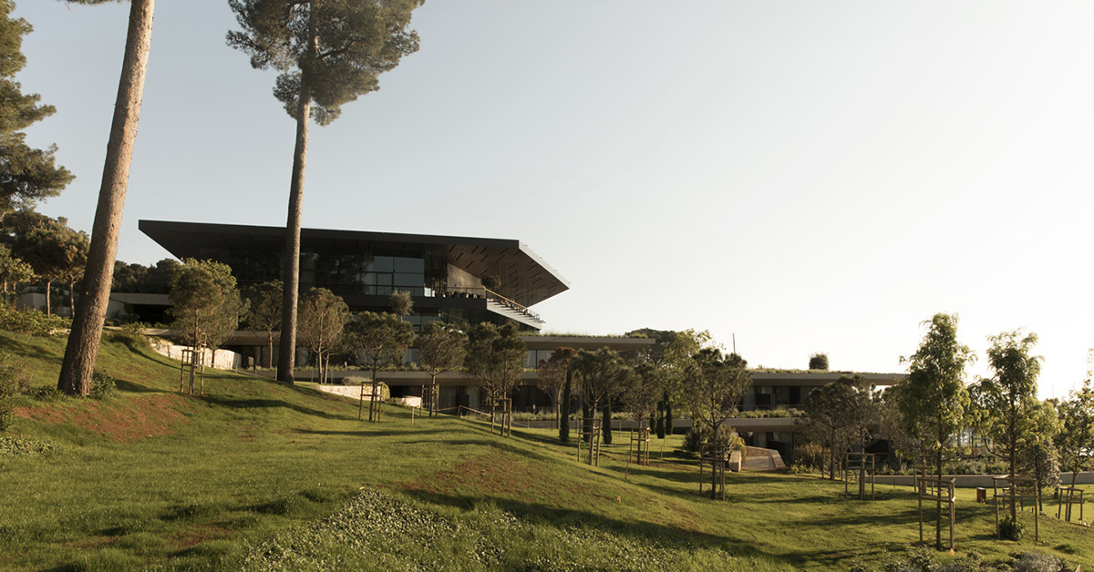 3LHD completes hotel with terraces filled with Mediterranean gardens and water areas in Croatia