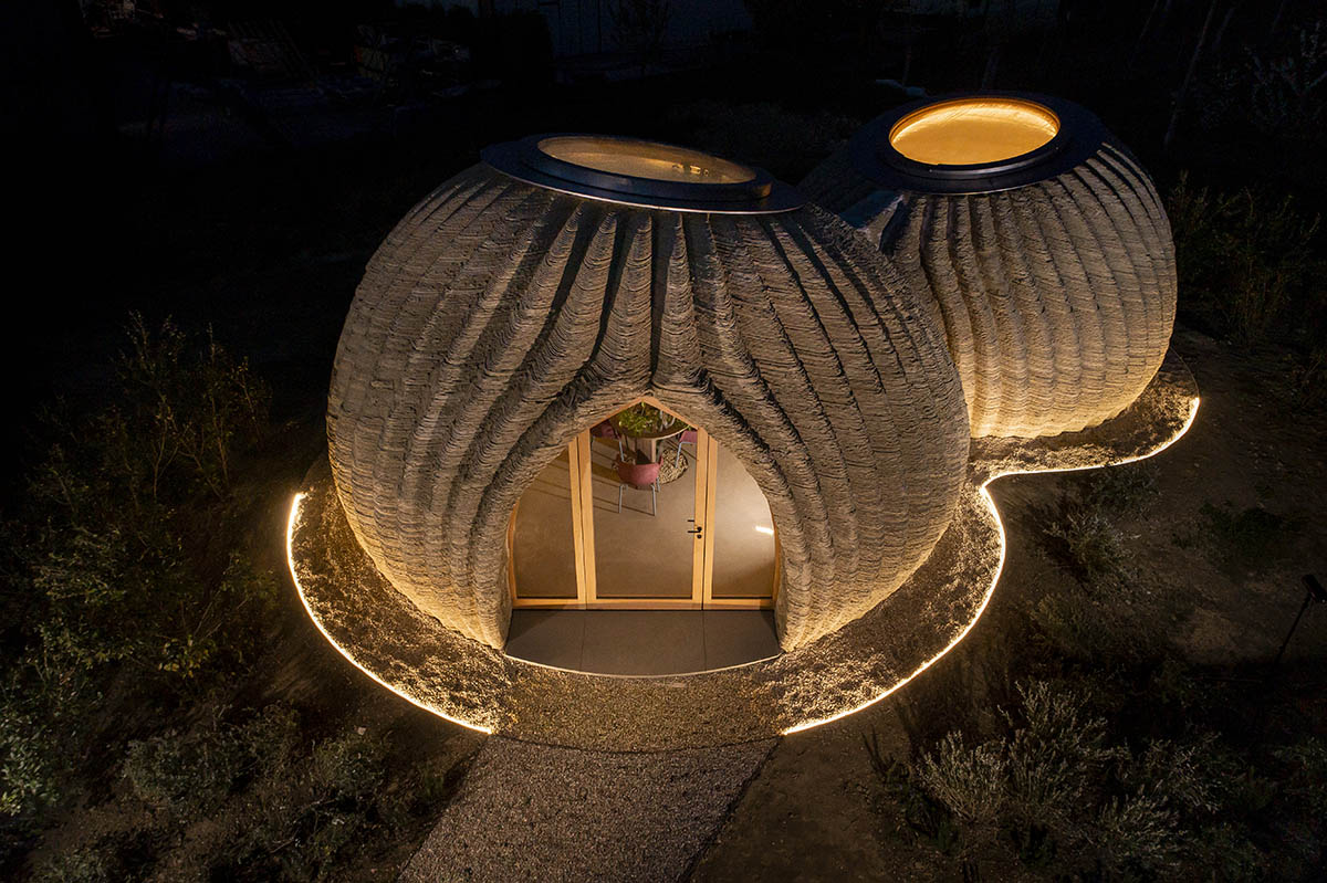 Mario Cucinella Architects and WASP built world's first 3D printed house made of local raw earth