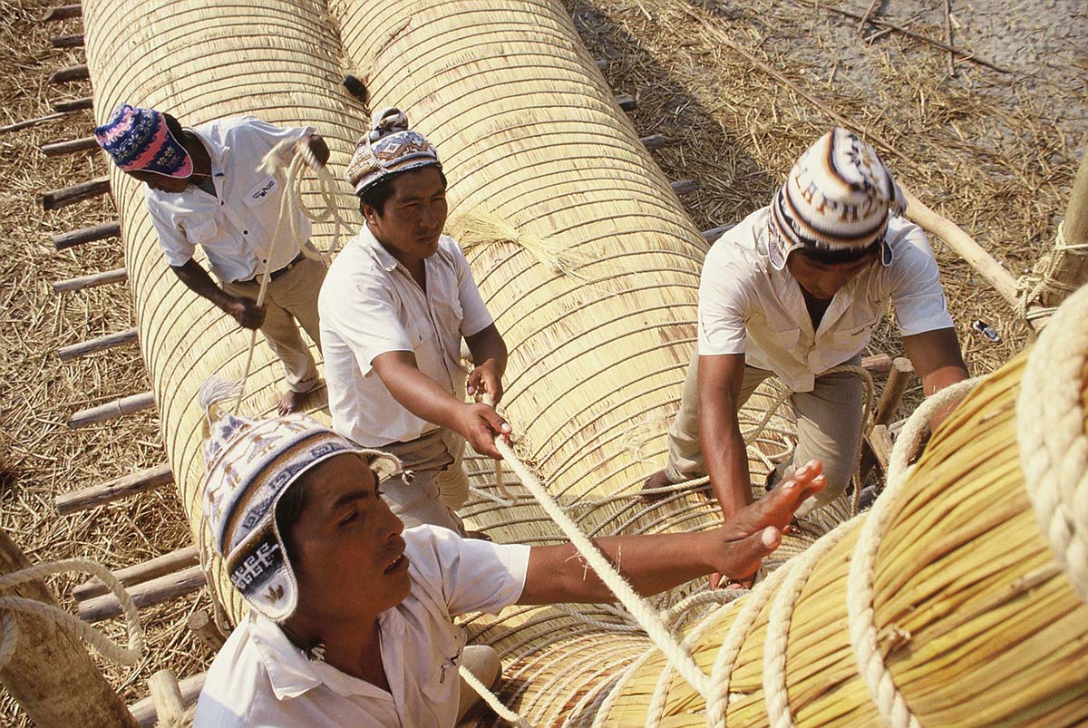 Peru Pavilion will unfold the ancestral techniques of the Uros and Aimara communities 