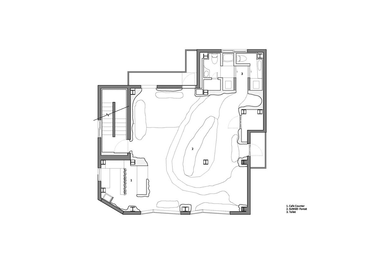 NONE SPACE creates flagship store with earthy elements for multisensory experience in South Korea