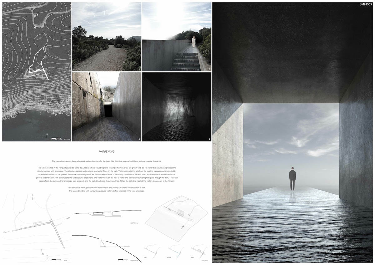 ARKxSITE announces winners for Site Mausoleum competition in Portugal