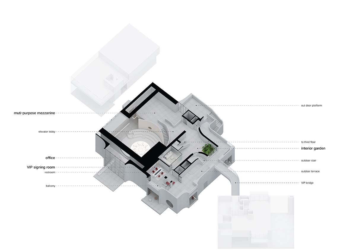 Wutopia Lab built an art gallery enveloped by Ferrari membranes to resemble